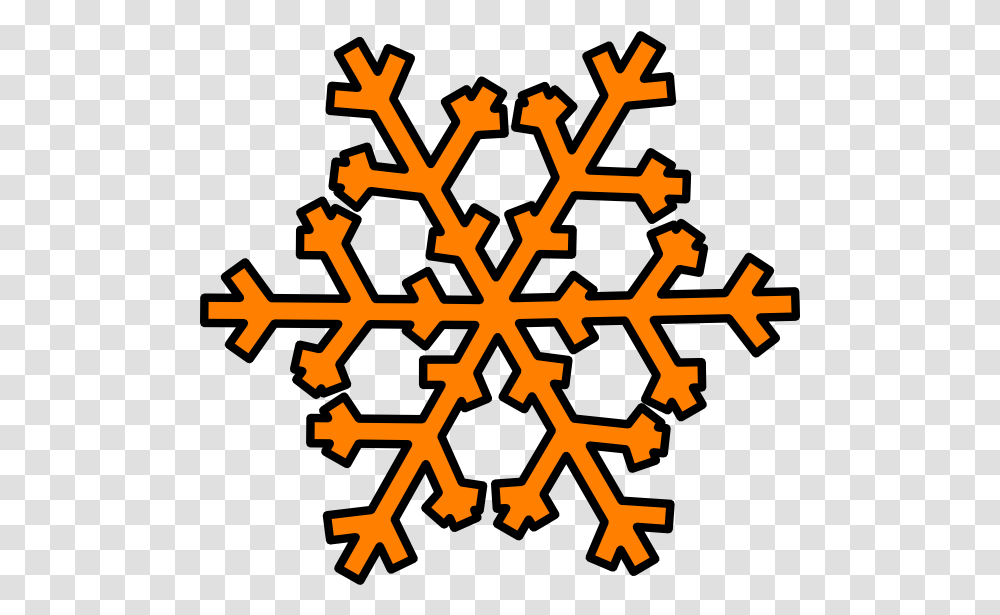 Orange Snowflake Clip Art Background Orange Snowflake Clipart, Poster, Advertisement Transparent Png