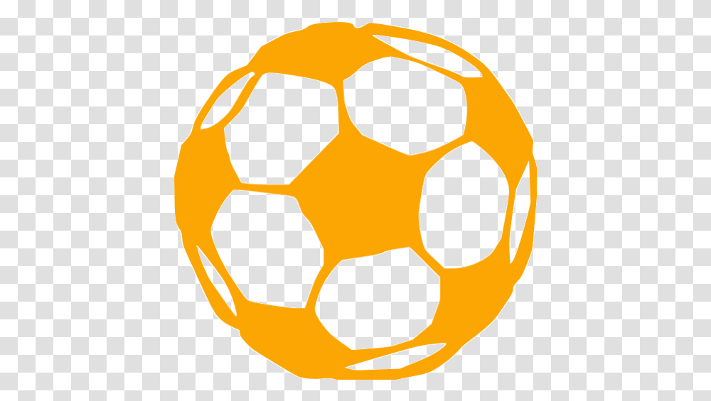 Orange Soccer 2 Icon Free Orange Sport Icons Guadeloupe National Football Team Logo, Soccer Ball, Team Sport, Sports, Sphere Transparent Png