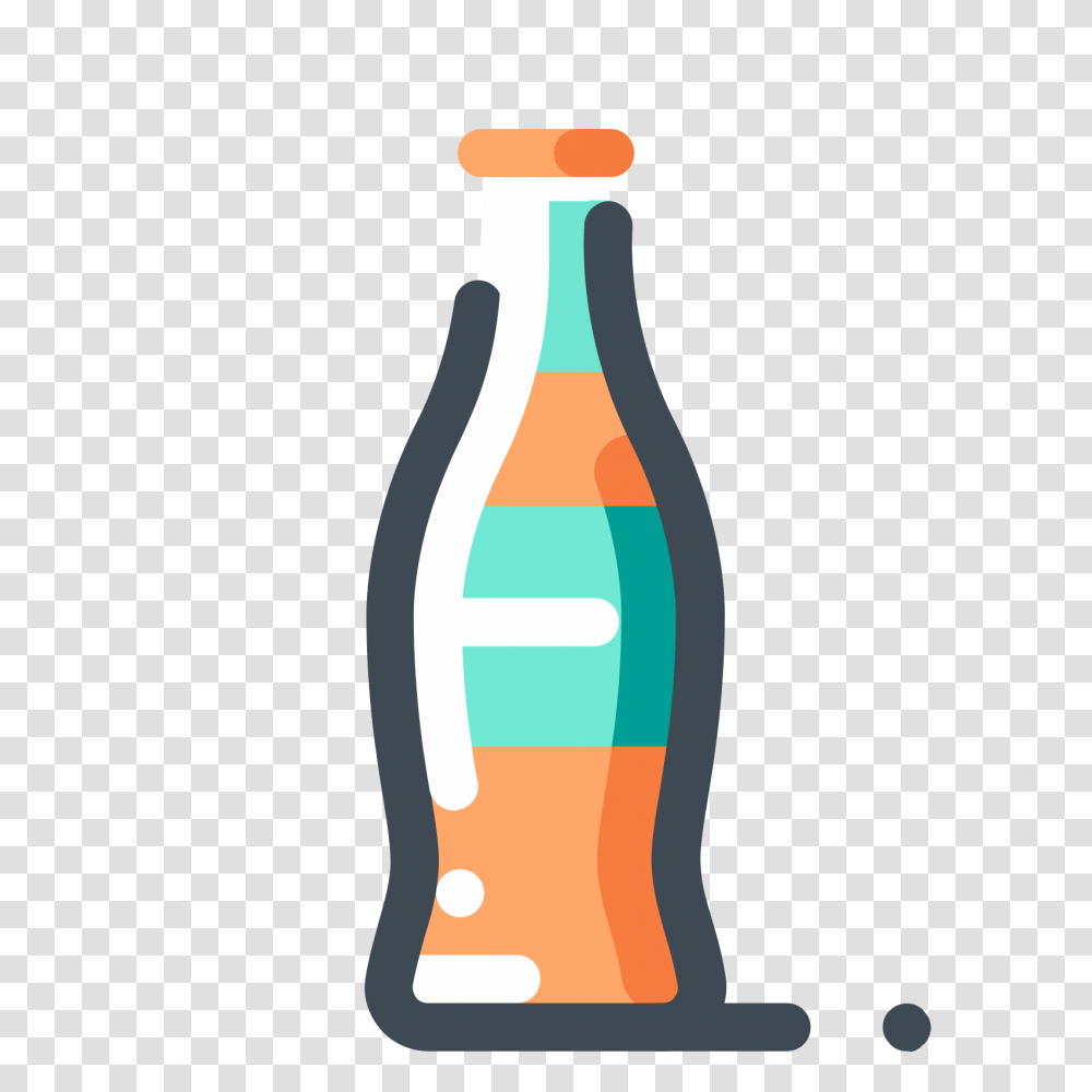 Orange Soda Bottle Icon, Beverage, Drink, Pop Bottle Transparent Png