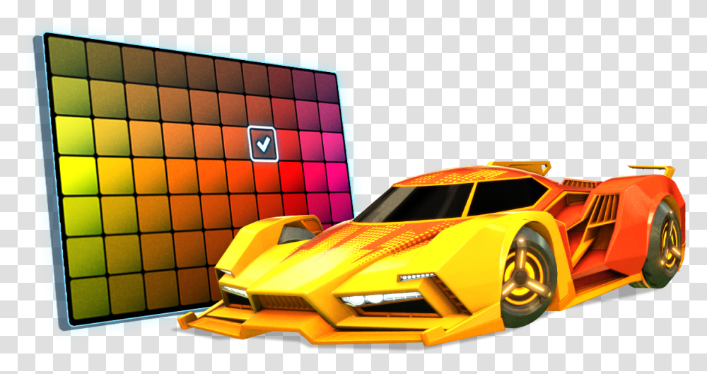 Orange Sparkles Boost Rocket League Slubnesuknieinfo Rocket League Samurai Yellow, Wheel, Machine, Tire, Sports Car Transparent Png