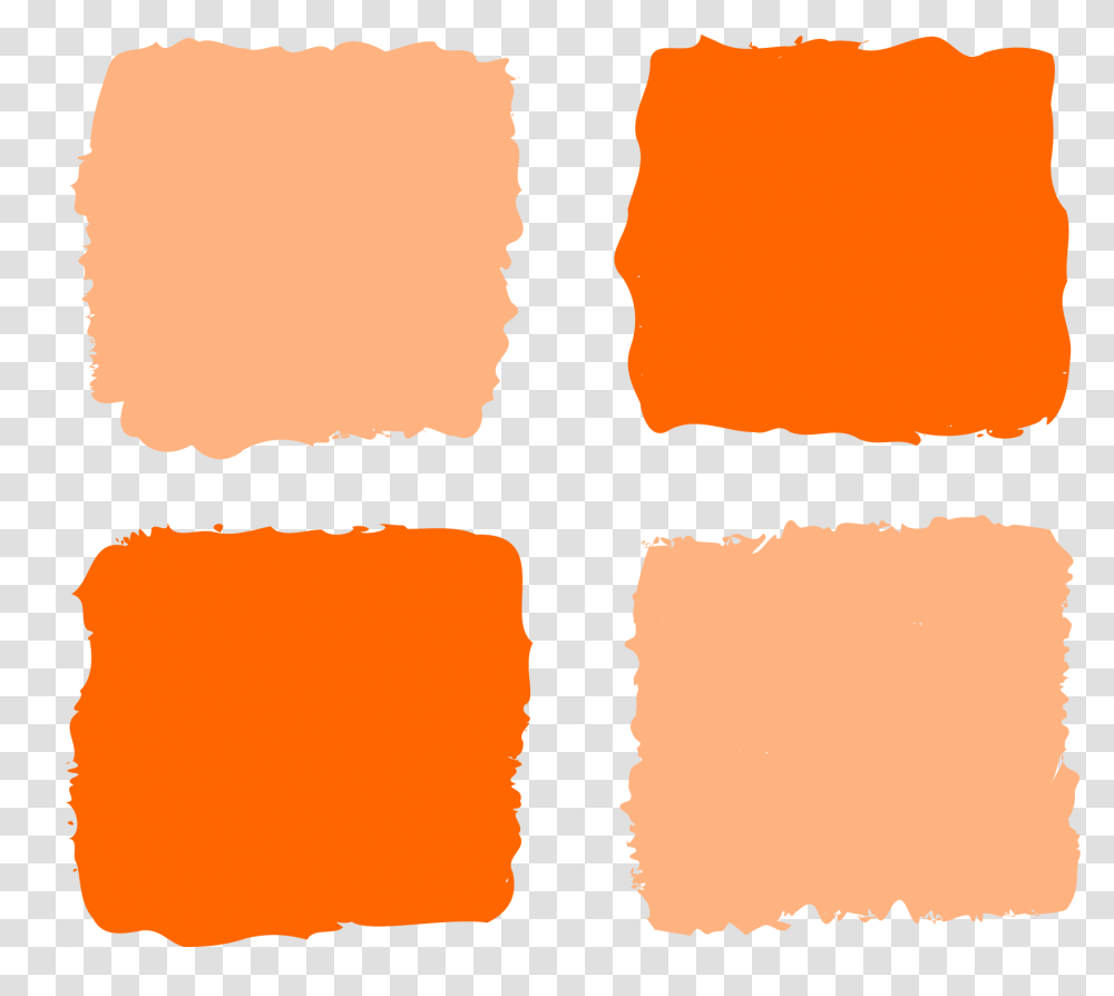 Orange Squares 1 Clip Arts Clipart Squares, Cross, Wall, Stencil Transparent Png