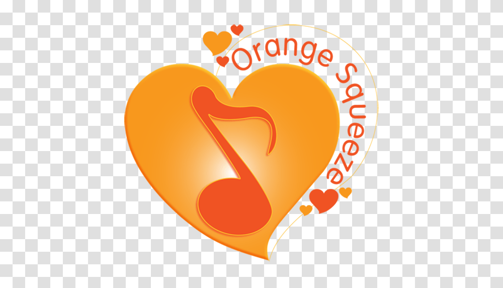 Orange Squeeze Orange Bike Labs, Heart, Food, Label Transparent Png