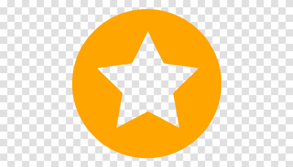 Orange Star 6 Icon Star In Circle Icon, Symbol, Star Symbol Transparent Png