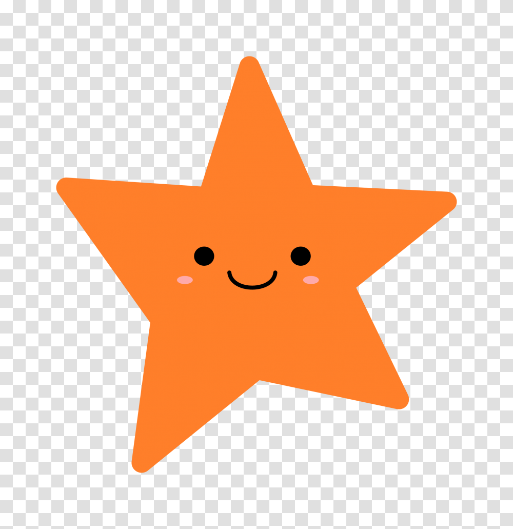 Orange Star Clipart Clip Art Images, Star Symbol, Cross Transparent Png