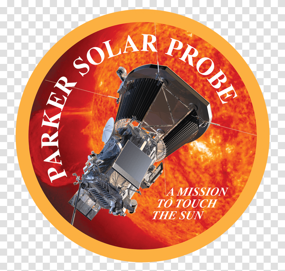 Orange Star Picture By Nasa Parker Solar Probe Logo, Poster, Advertisement, Machine Transparent Png
