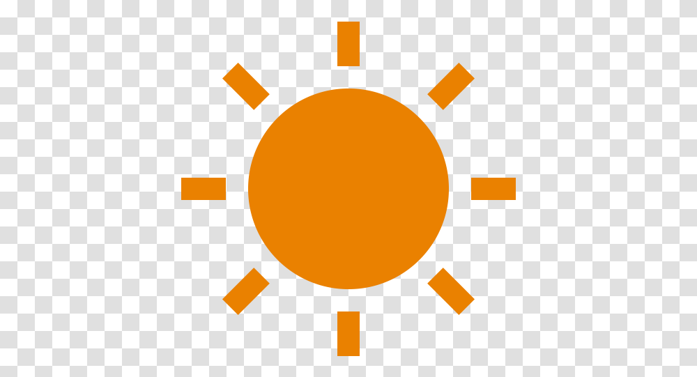 Orange Sun Icon Symbol Light Dark Icon, Outdoors, Nature, Sky, Nuclear Transparent Png