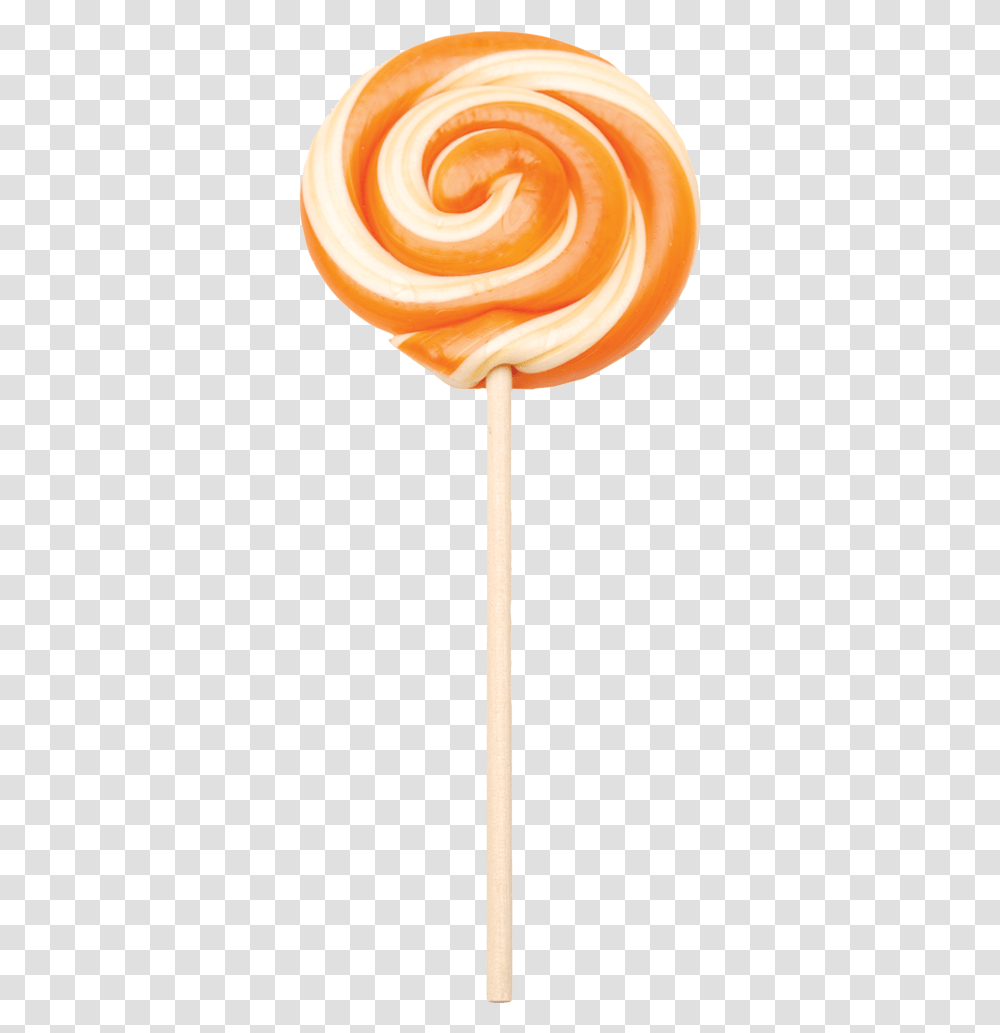 Orange Swirl Lollipop, Candy, Food, Lamp Transparent Png
