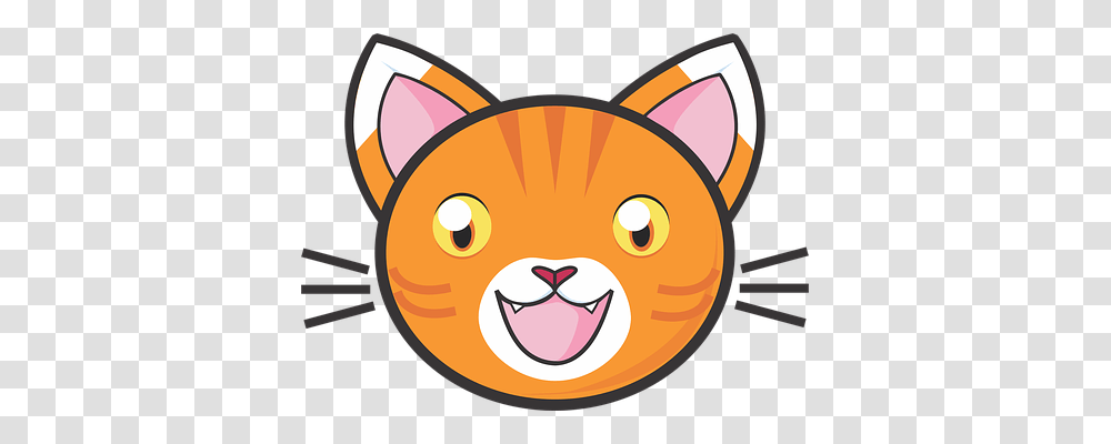 Orange Tabby Cat Animals, Label, Mouth Transparent Png