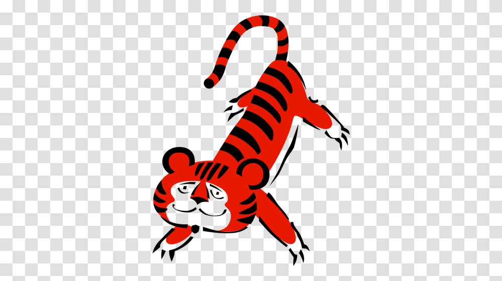 Orange Tiger, Sea Life, Animal, Seafood, Crawdad Transparent Png