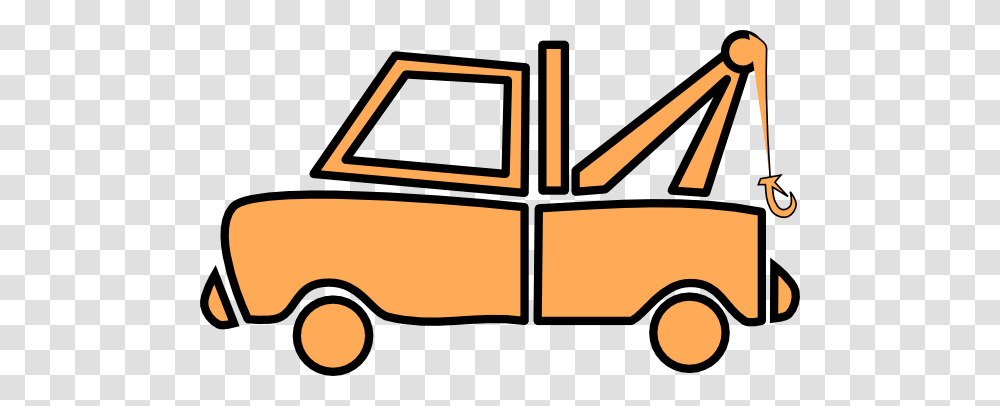 Orange Tow Truck Clip Art, Caravan, Vehicle, Transportation, Outdoors Transparent Png