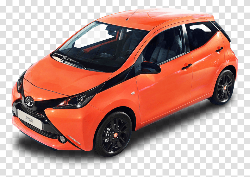 Orange Toyota Aygo Car Image Purepng Free, Vehicle, Transportation, Automobile, Wheel Transparent Png