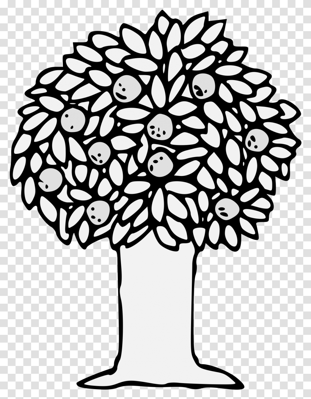 Orange Tree Illustration, Floral Design, Pattern Transparent Png