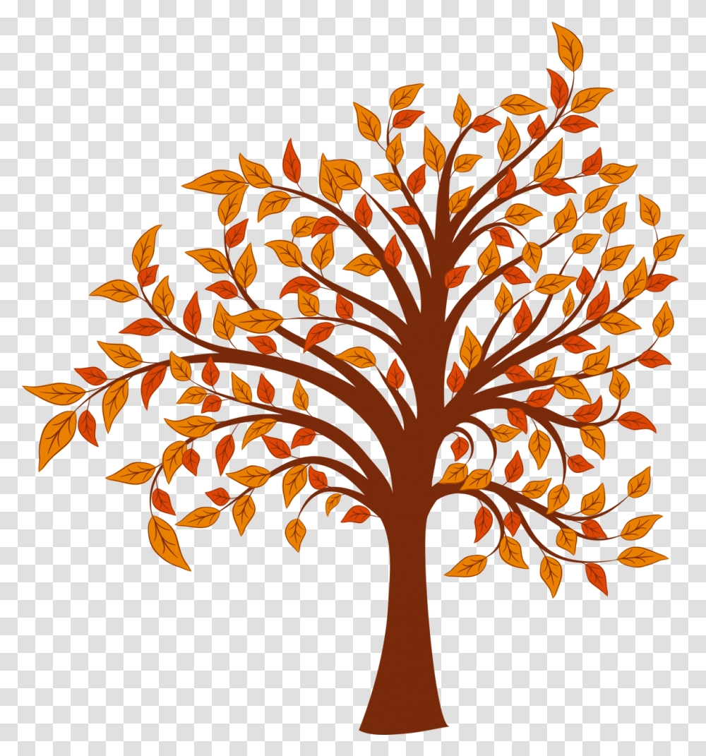 Orange Tree Picture 787261 Fall Clipart Background Autumn Tree Clipart, Plant, Leaf, Graphics, Modern Art Transparent Png