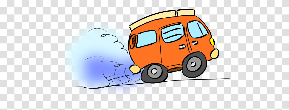 Orange Van Clip Art, Vehicle, Transportation, Caravan, Lawn Mower Transparent Png