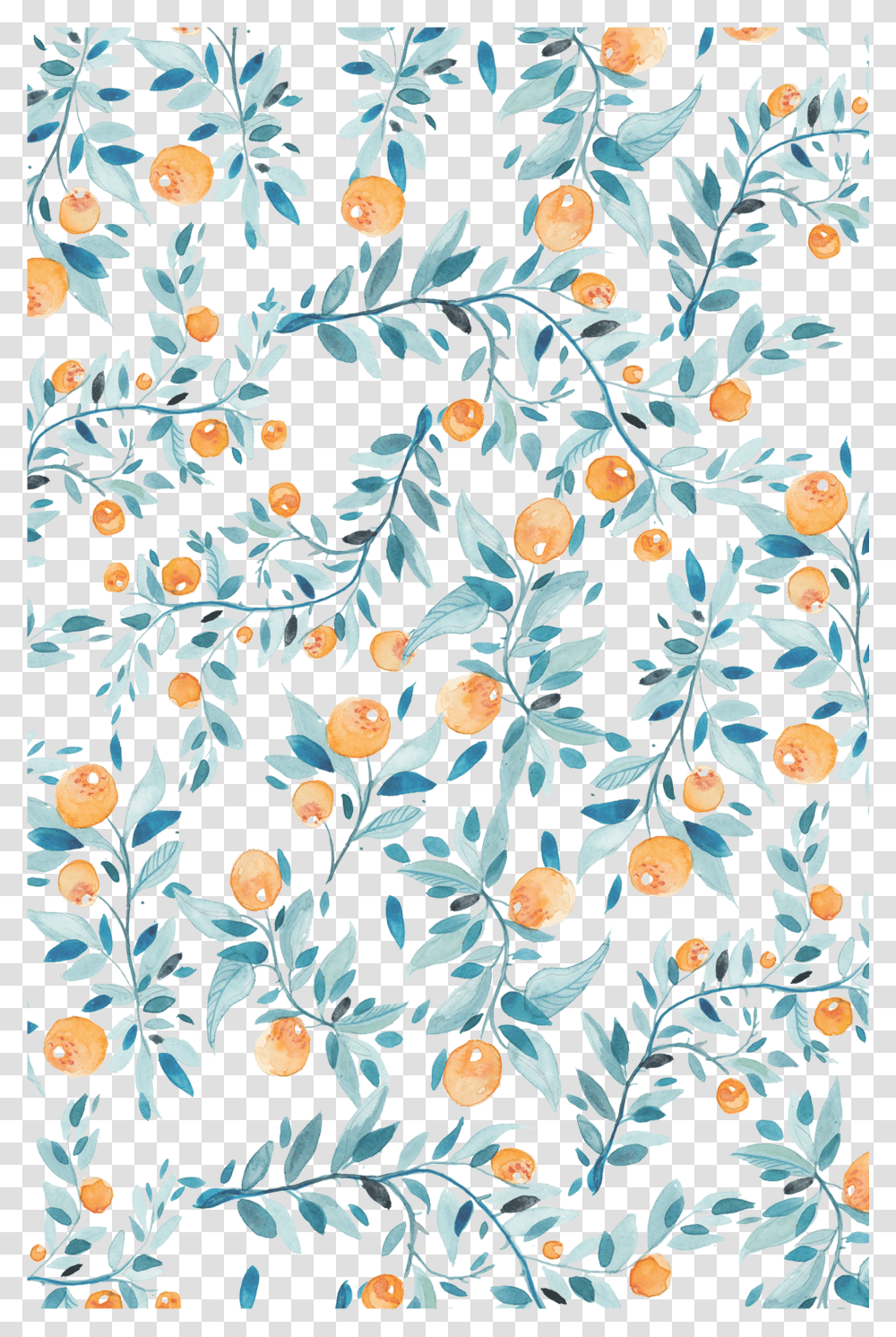 Orange Wallpaper Pattern Fruit Transparent Png