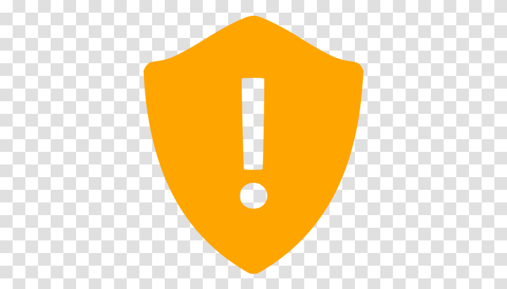 Orange Warning Shield Icon Free Orange Shield Icons Shield Icon Orange, Armor Transparent Png