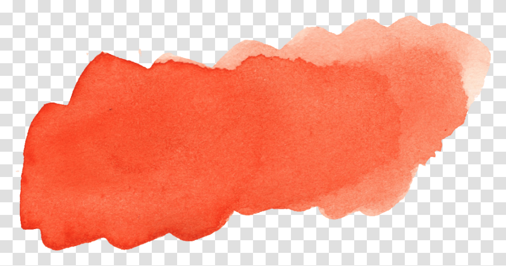 Orange Watercolor Brush Stroke Brushstroke, Paper, Tissue, Paper Towel Transparent Png