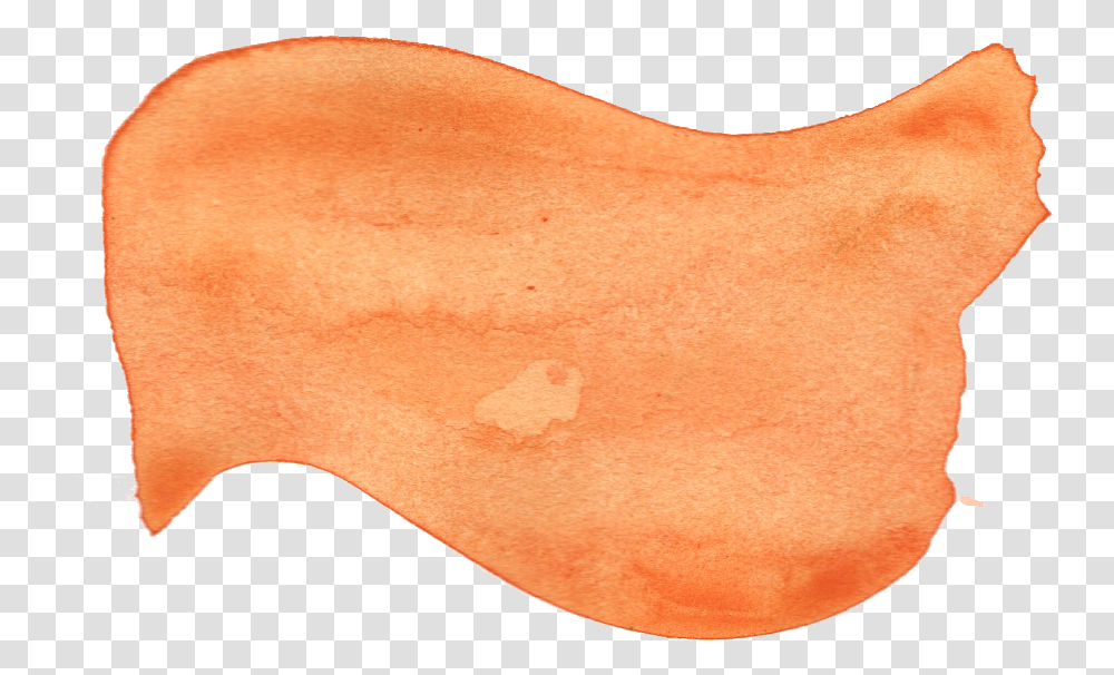 Orange Watercolor Brush Stroke Orange Brush Stroke, Hand, Person, Human, Mouth Transparent Png