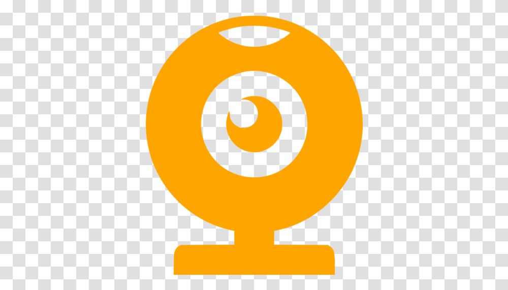 Orange Webcam Icon Webcam Icon Red, Number, Symbol, Text, Logo Transparent Png