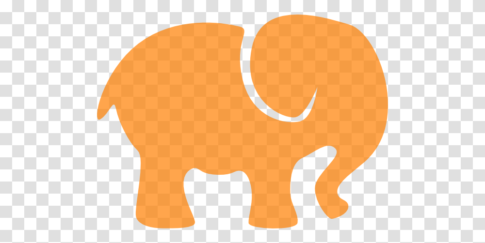 Orange White Elephant Clip Art, Piggy Bank, Mammal, Animal Transparent Png