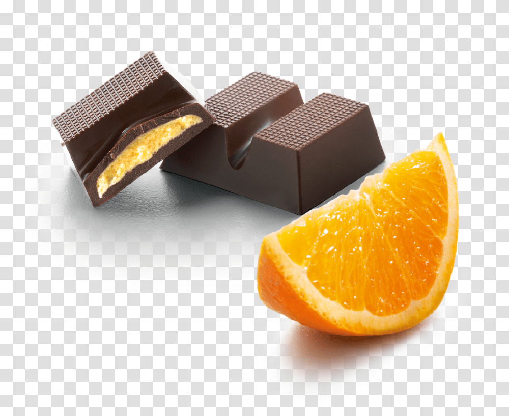 Orange With Chocolate, Citrus Fruit, Plant, Food, Sweets Transparent Png