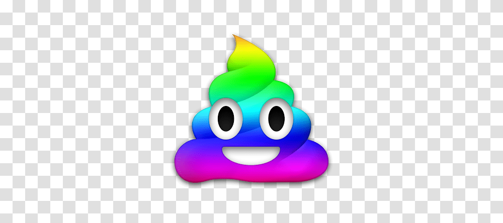 Orange Yellow Green Blue Pink Purple Poop Emoji Poopemo, Toy, Light Transparent Png