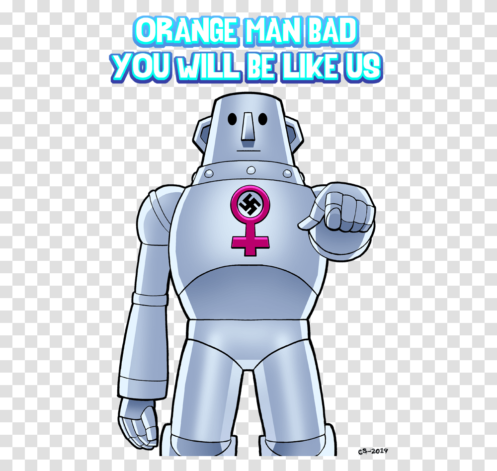 Orangeman Ba You Will Be Like Us Cs 2019 Cartoon Technology Npc Wojak, Robot Transparent Png