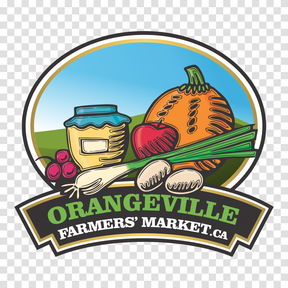 Orangeville Farmers Market, Label, Logo Transparent Png
