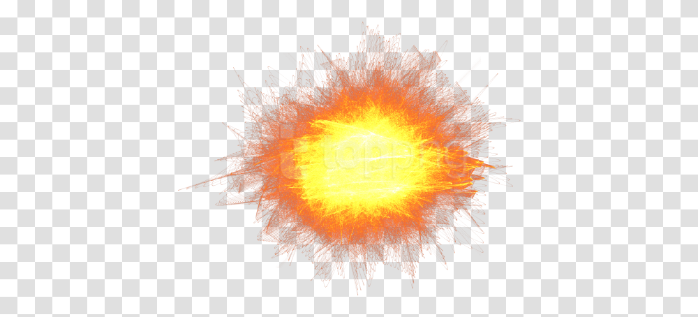Orangeyellowgraphics Background Explosion Effect, Leaf, Plant, Bonfire, Flame Transparent Png