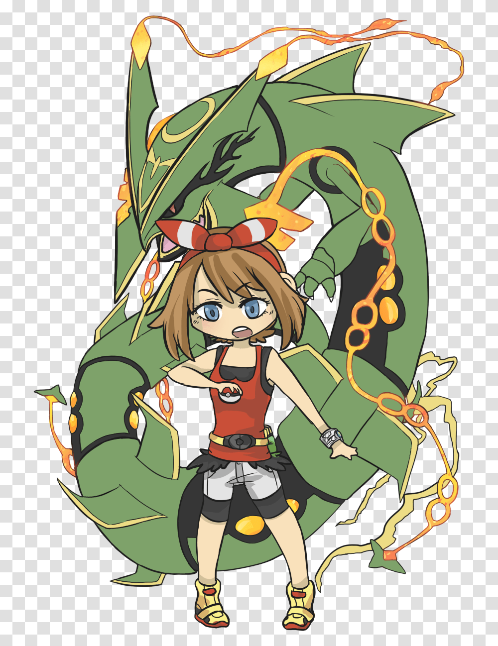 Oras Pokemon Rayquaza May, Person, Human, Pirate, Comics Transparent Png