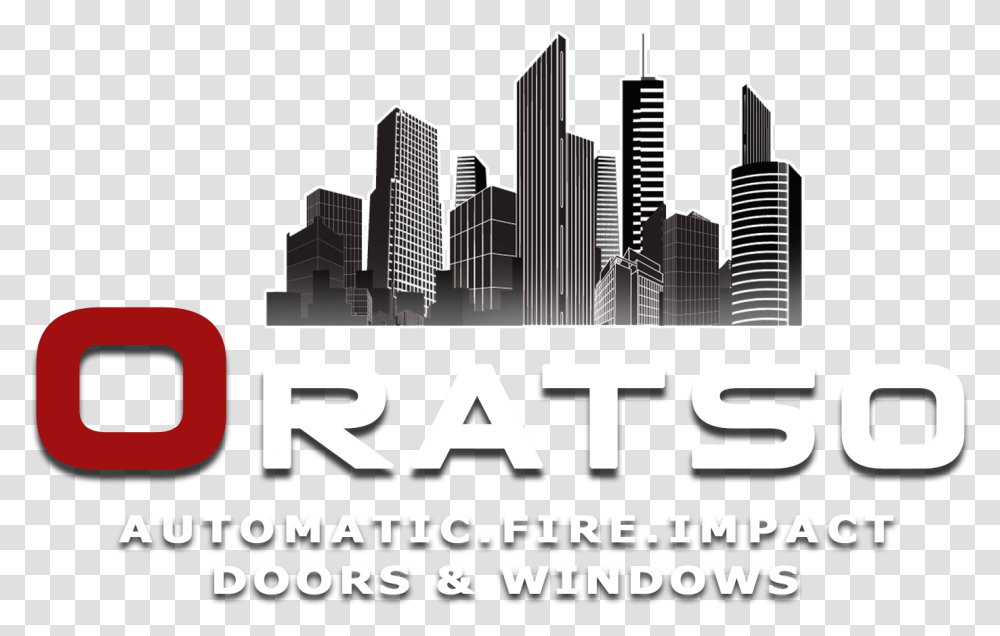 Oratso Corp Automatic Door Metropolitan Area, City, Urban, Building, High Rise Transparent Png