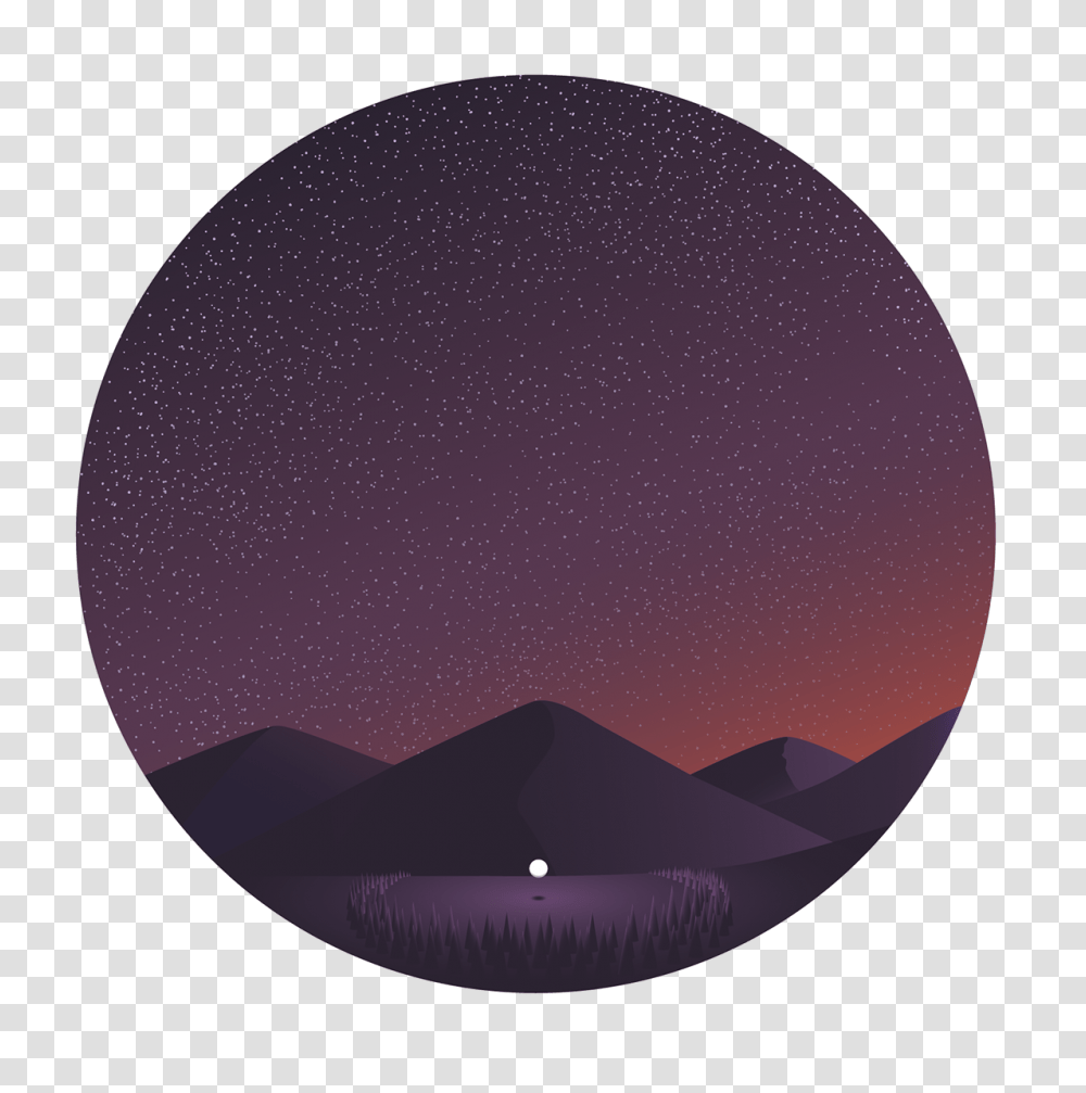 Orb Mountains On Behance, Nature, Outdoors, Astronomy, Outer Space Transparent Png