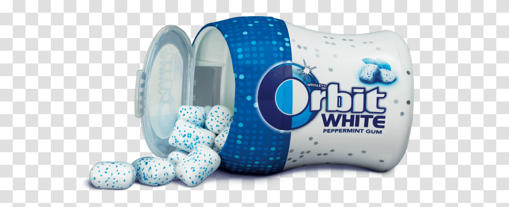 Orbit White Orbitz Gum, Diaper, Cushion, Medication, Pill Transparent Png