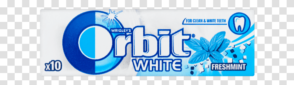 Orbit White Sweet Mint, Label, Word, Meal Transparent Png