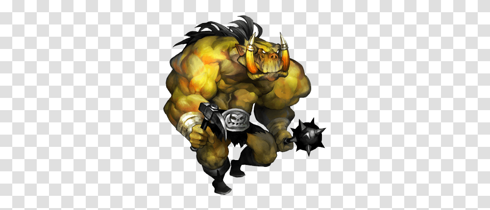 Orc 1 Image Dragons Crown Monster, Statue, Sculpture, Art, Hand Transparent Png