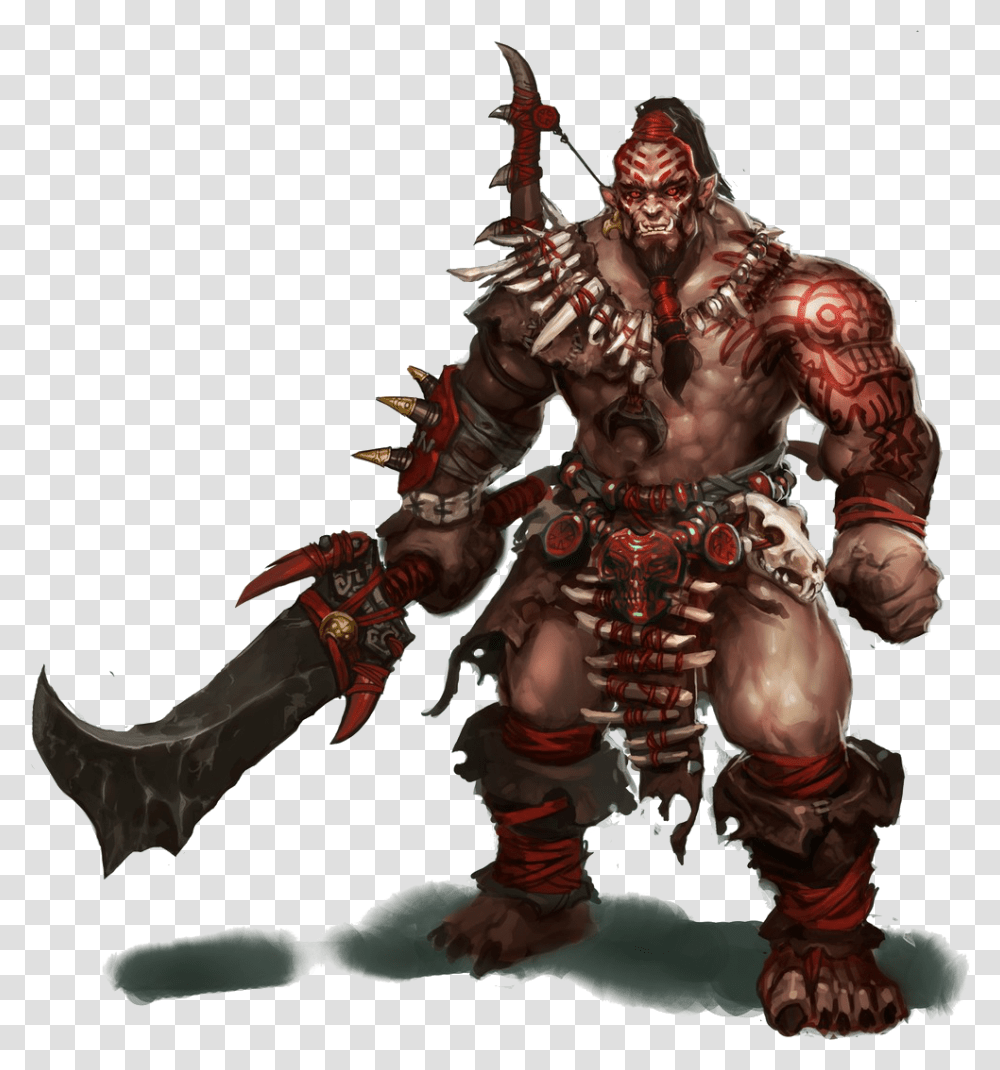 Orc, Fantasy, Person, Human, Samurai Transparent Png