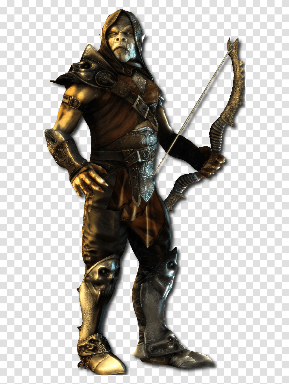 Orc, Fantasy, Person, Sport, Bow Transparent Png