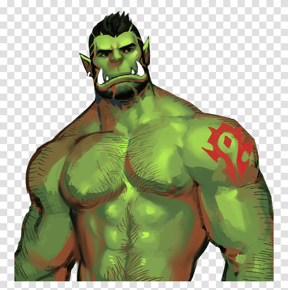 Orc, Fantasy, Torso, Person, Human Transparent Png