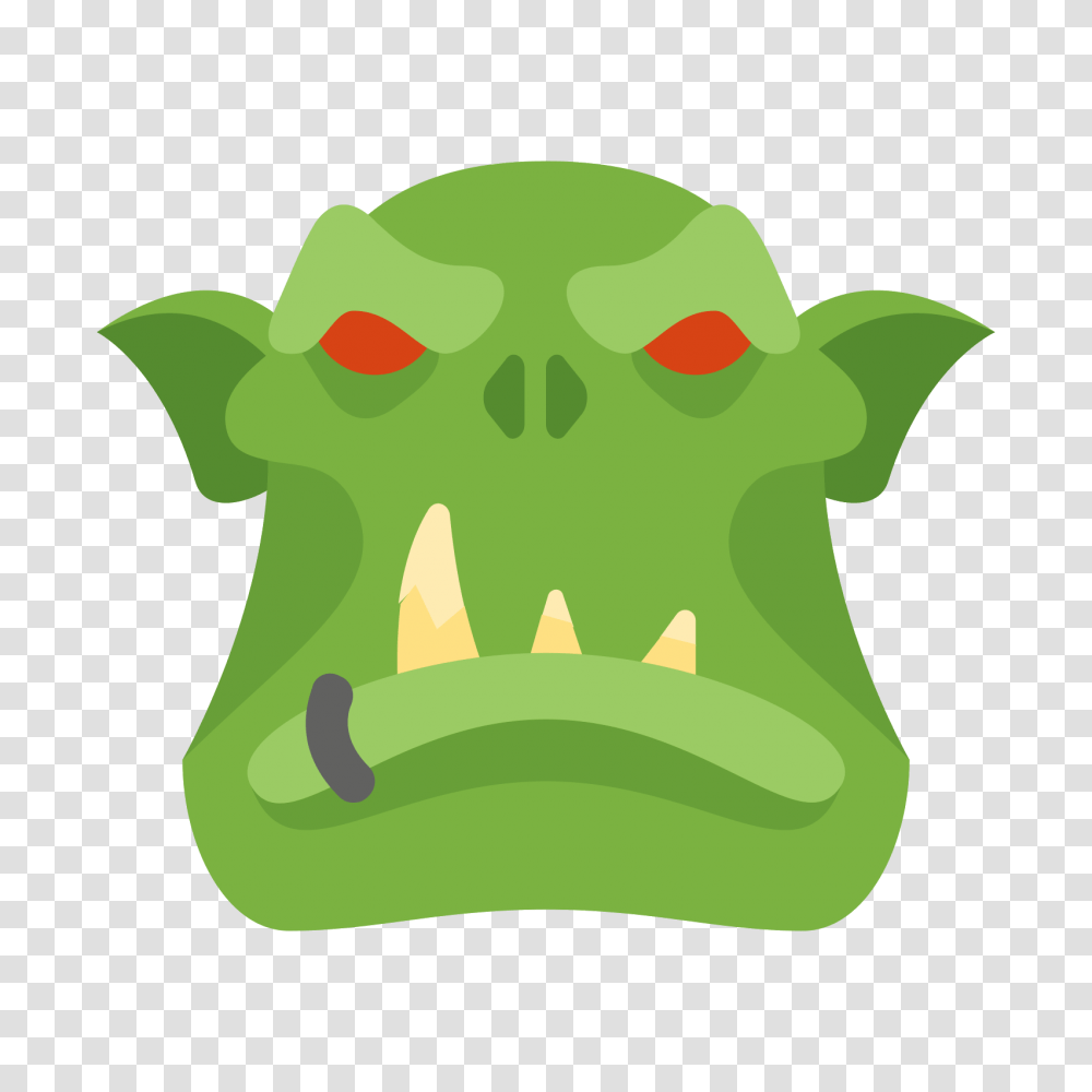 Orc Icon, Teeth, Mouth, Lip, Vegetation Transparent Png