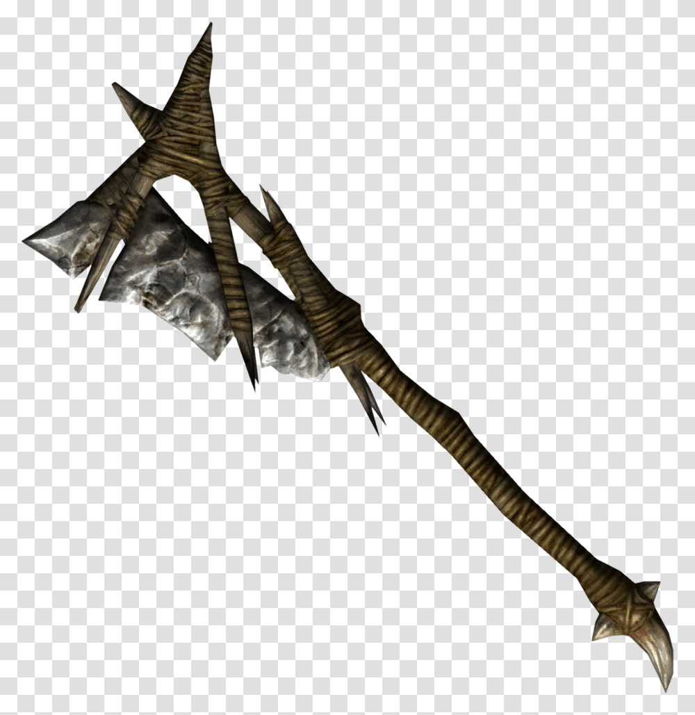 Orc Skyrim Forsworn Axe, Weapon, Weaponry, Sword, Blade Transparent Png