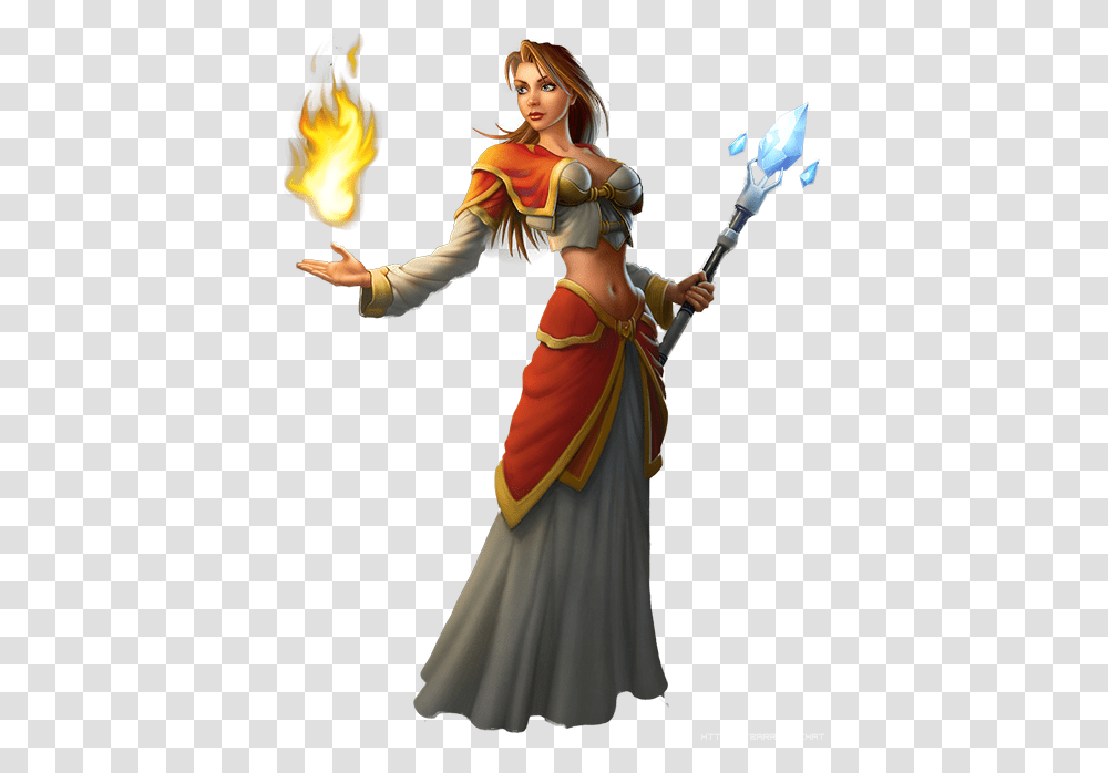Orc Warrior Art World Of Warcraft Female Mage, Person, Human, Costume, Light Transparent Png