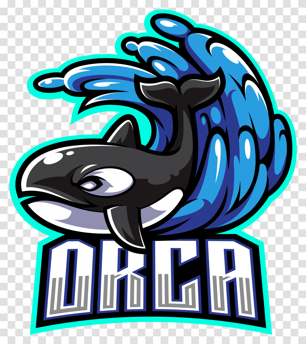 Orca Esport Mascot Logo Design By Water Logo Esport, Dragon, Animal, Sea Life, Poster Transparent Png