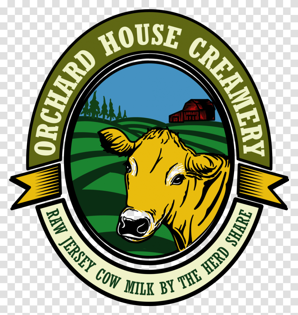 Orchard House Creamery Varendra University, Logo, Symbol, Mammal, Animal Transparent Png