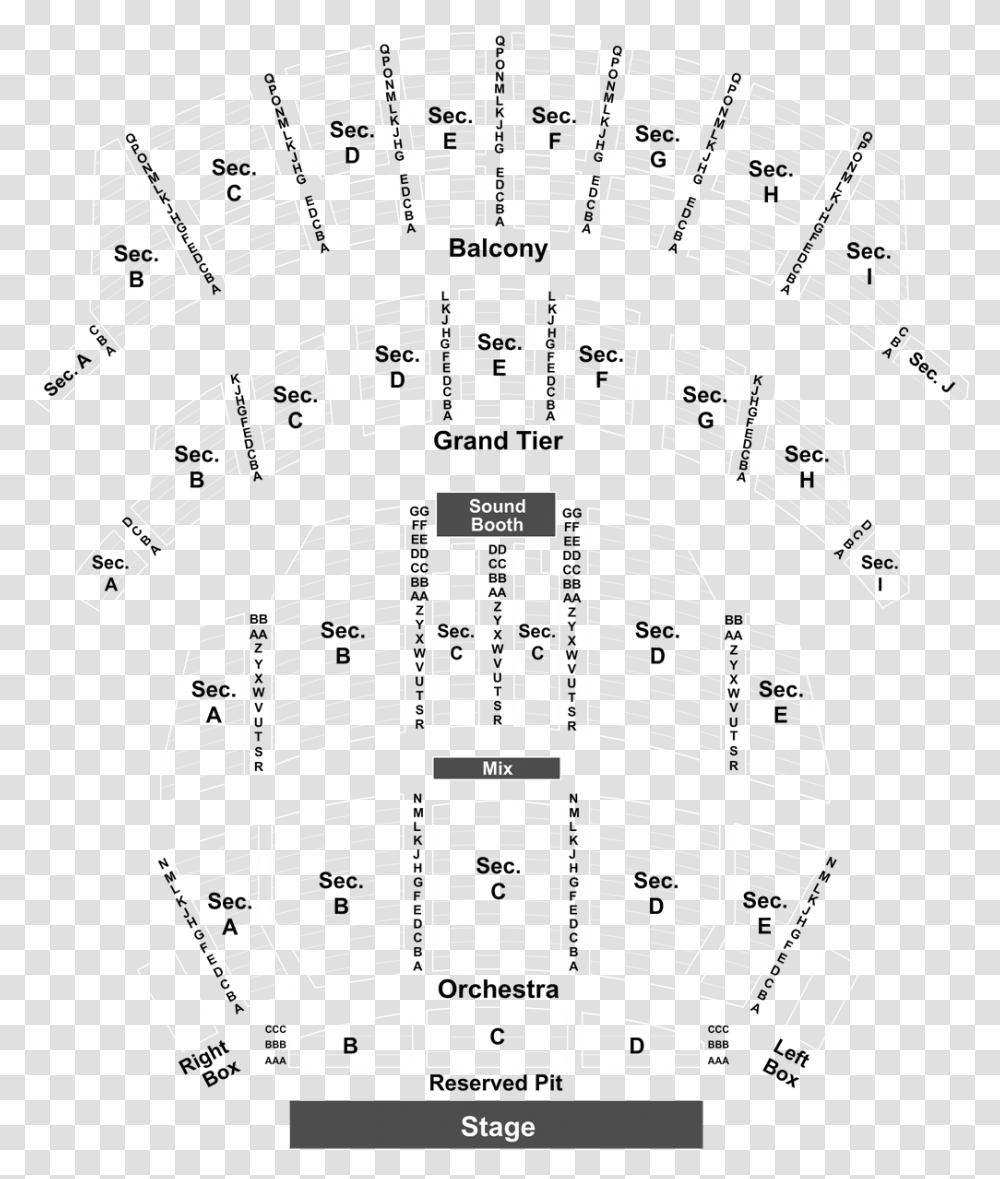 Orchestra Altria Theater Seating Chart, Lighting, Machine, Diagram, Tire Transparent Png