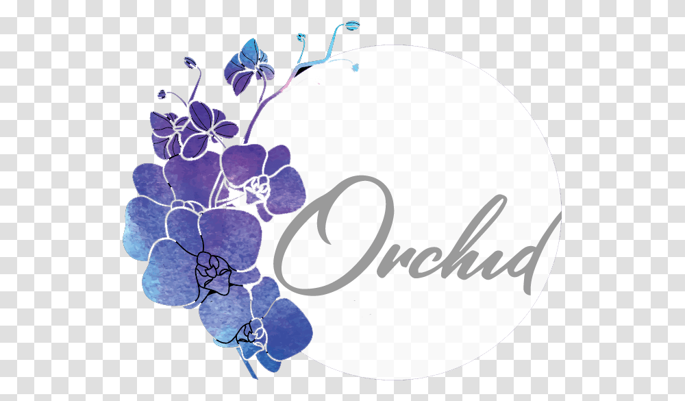 Orchid Flower Logo, Floral Design, Pattern Transparent Png