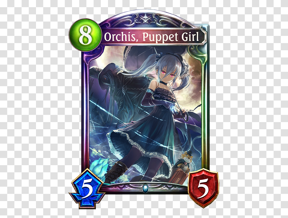 Orchis Puppet Girl Shadowverse Unbodied Witch, Person, Manga, Comics, Book Transparent Png