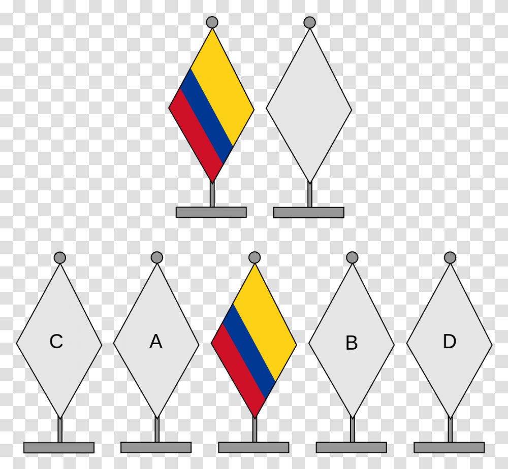 Orden De Las Banderas En Colombia, Triangle, Metropolis, City, Urban Transparent Png