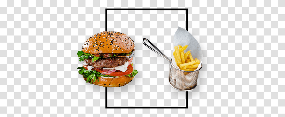 Order Main With Delivery To The House In Moscow, Burger, Food, Fries, Advertisement Transparent Png