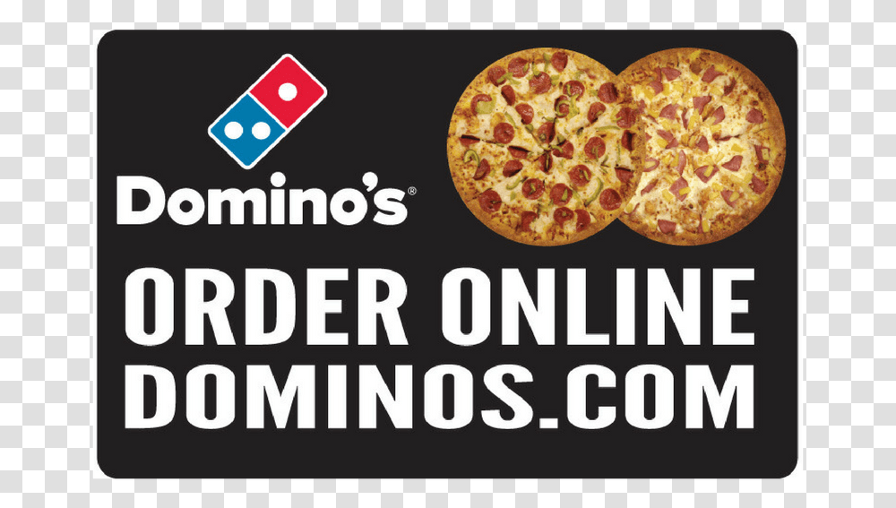 Order Online Domino's Pizza, Food, Poster, Advertisement Transparent Png