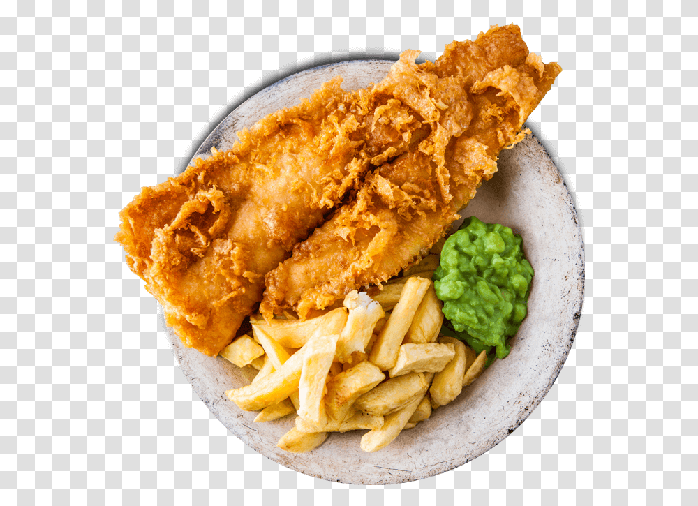 Order Online P Borza Uk Fish And Chips Peas, Fried Chicken, Food, Fries, Bread Transparent Png